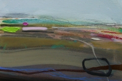 Distant Moors, oil & pencil, 30x25cm Available from the Cupola Gallery
