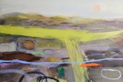 'Moorland Wanderings' oil & mixed media 51x76cm  £775 Available from the artist