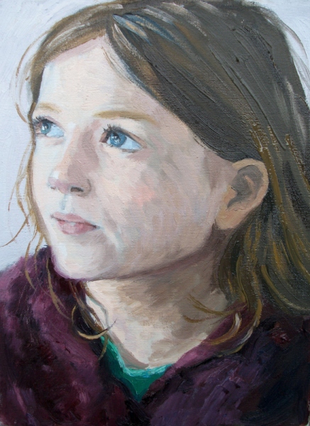 'Portrait of Bea' oil