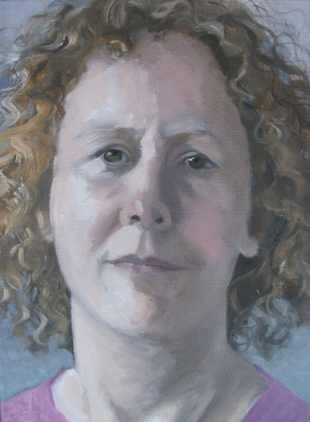 'Portrait of Jo' oil