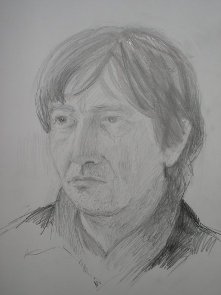 'Portrait of Tim', pencil
