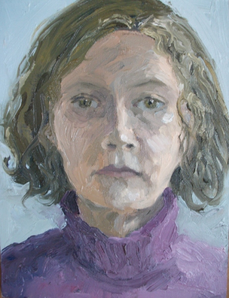 'Self portrait', oil