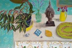 'The Buddha and the Begonia' 61x76cm oil£775 Available from The McEwan Gallery