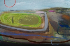 Enclosed, oil&pencil, 61x45.5cm £450 Available from the  artist