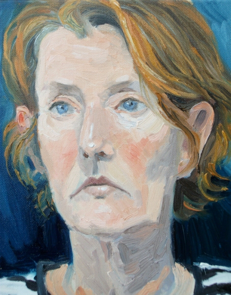 'Portrait of Miriam', oil