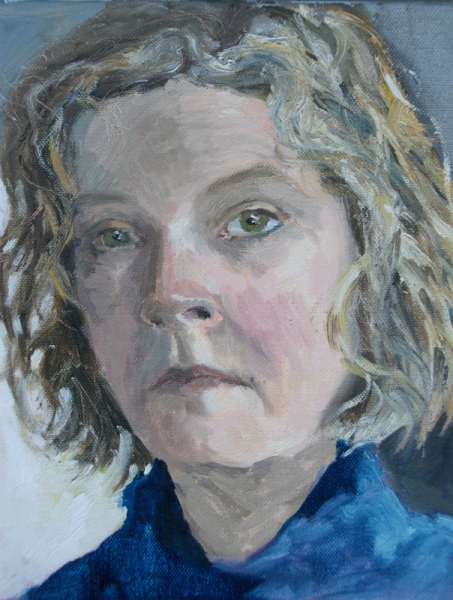 'Self portrait', oil