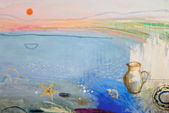 'Evening Dreams' 50x76cm  oil &  mixed media £865 Available from Cambridge Contemporary Art