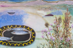 'Midnight picnic' oil 50x60cm £775 Available from Cambridge Contemporary Art