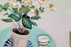 Hellebore Frostkiss & Cup oil 60x50cm (62x52cm framed £775 Available from the Silson Contemporary