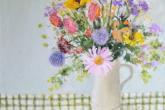 'Summer Flowers from Moss Valley' 60x60cm oil SOLD
