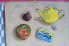 'The Little Bowl from Domme' oil  50x50cm SOLD