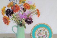 'The Mint Green Plate' oil 60x60cm SOLD